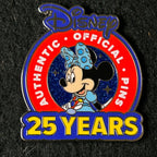 2025 - Minnie Mouse - 25 Years Of Pin Trading - LR - Logo - Disney Pin