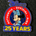 2025 - Minnie Mouse - 25 Years Of Pin Trading - LR - Logo - Disney Pin