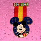 Disney DLR Disneyland Mickey Mouse Military Olympic Ears Medal