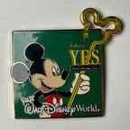 2008 Mickey Mouse - Walt Disney World Youth Education Series - Disney Pin  **This Pins Metal Has a Slight Curve or Bend