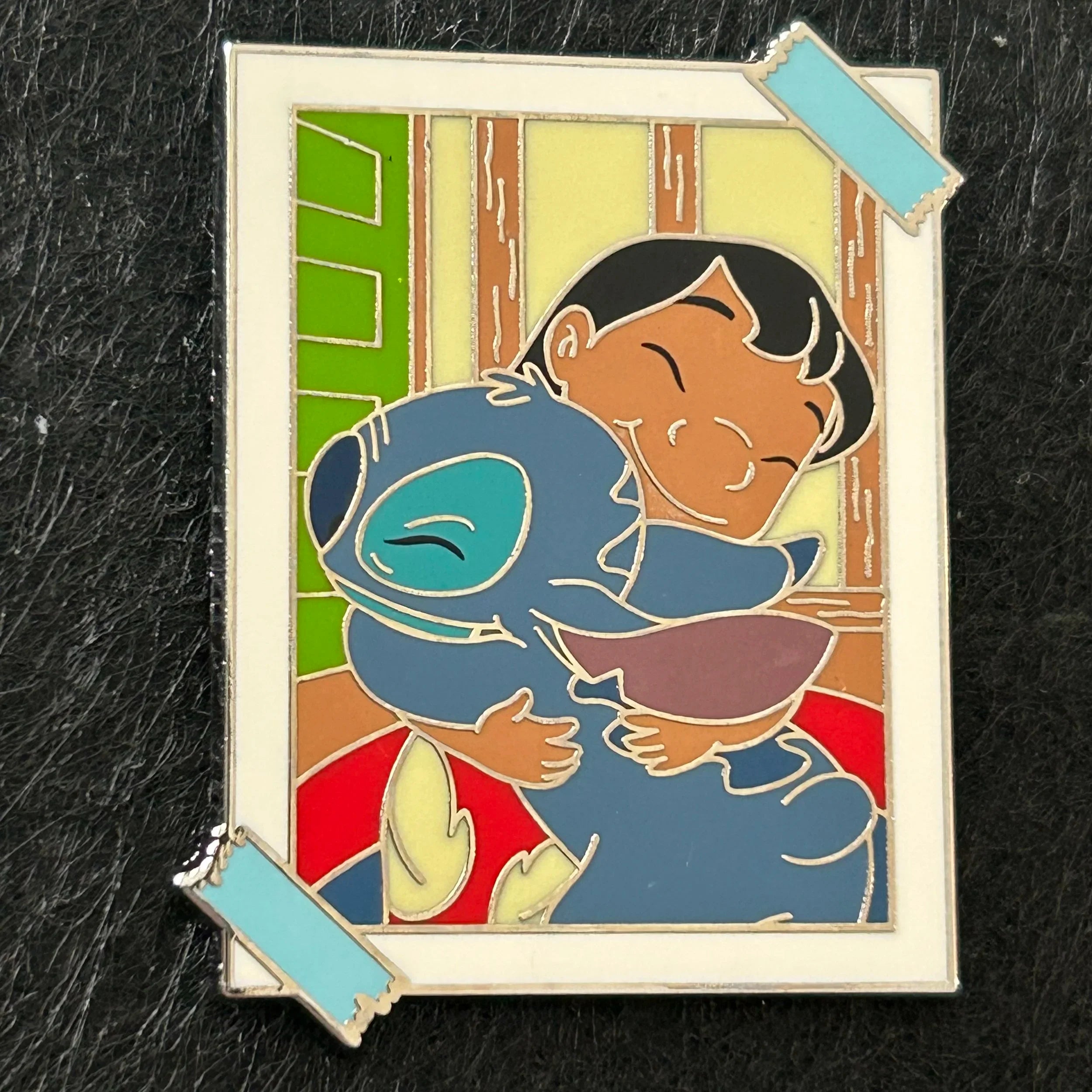 2024 - Lilo and Stitch - Hugging - Taped Photo - Mystery Series - Disney Pin