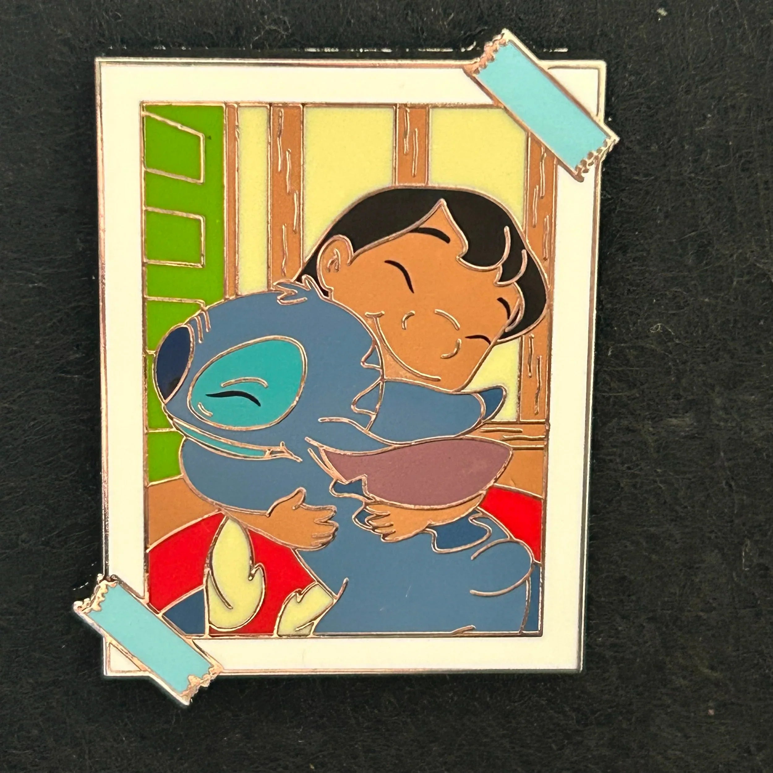 2024 - Lilo and Stitch - Hugging - Taped Photo - Mystery Series - Disney Pin