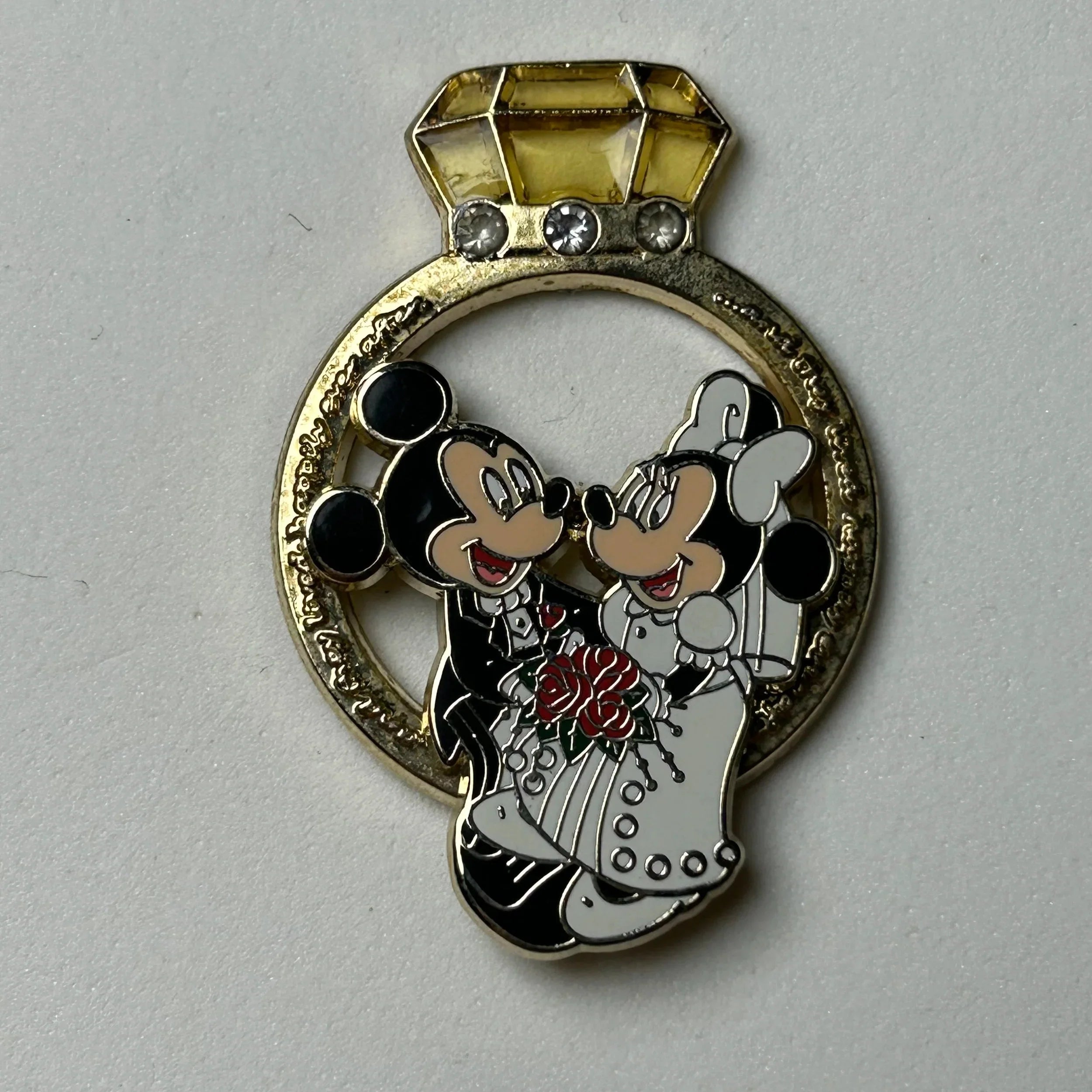 2007 - Mickey And Minnie  - Wedding Ring - Disney Pin