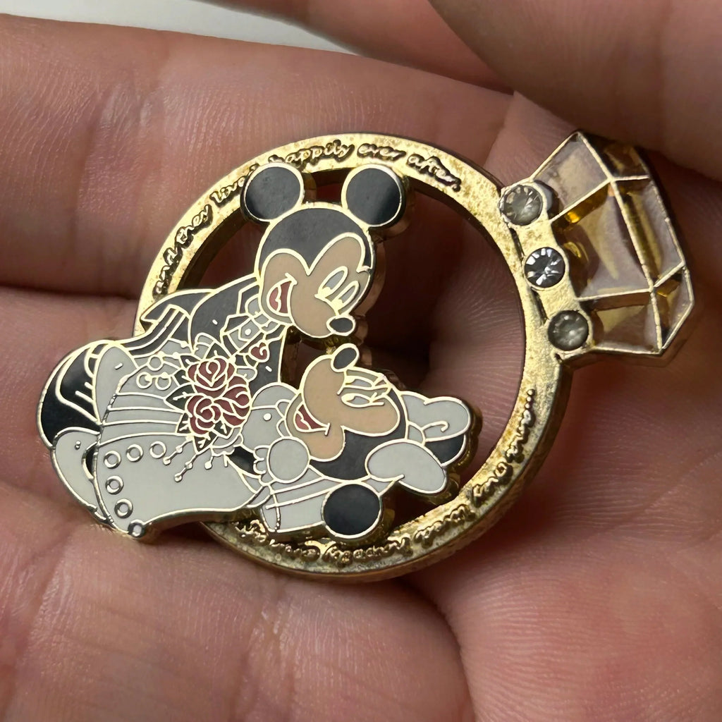 2007 - Mickey And Minnie  - Wedding Ring - Disney Pin