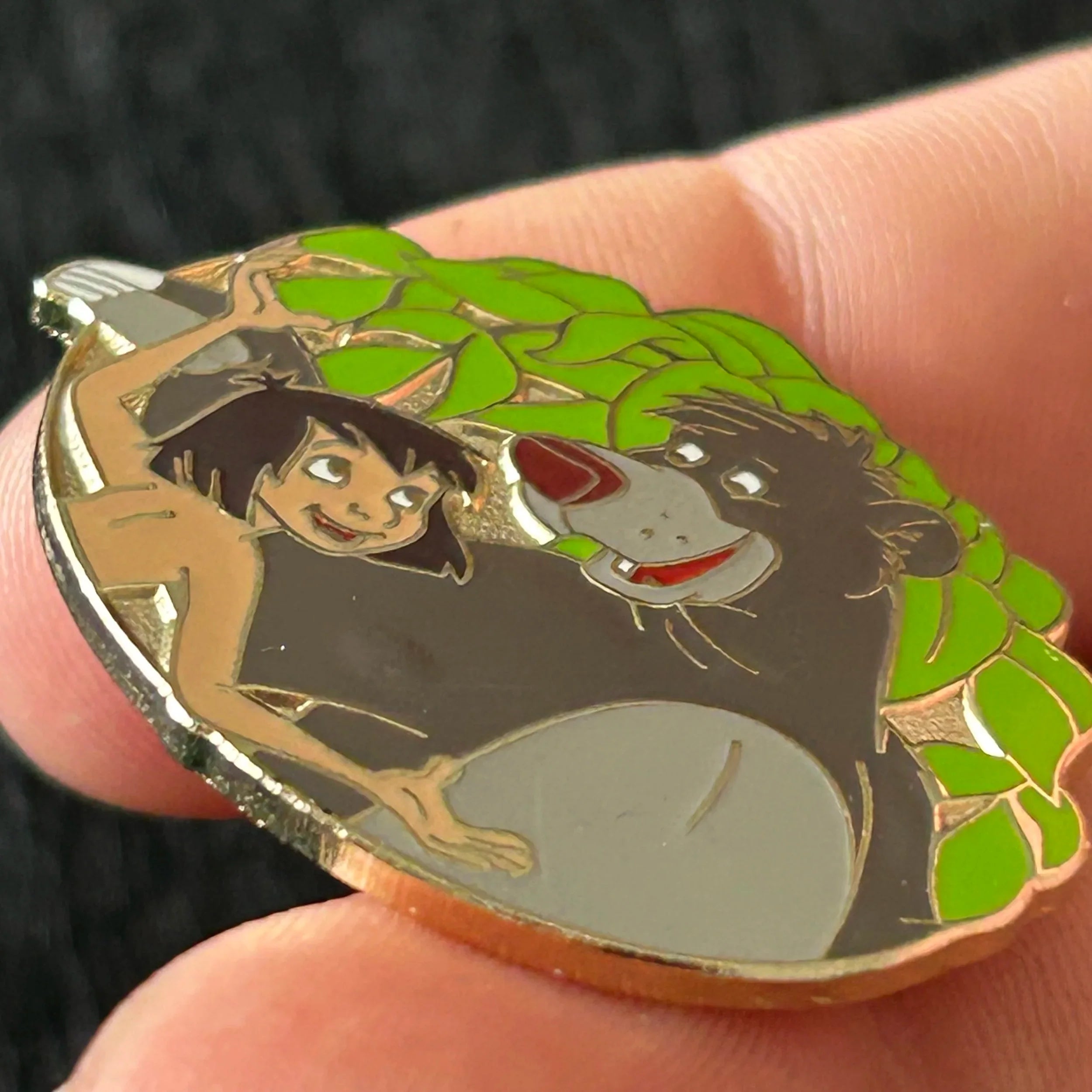 2003 - Baloo and Mowgli - Jungle Book - Cast Lanyard Series - Disney Pin