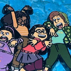 2023 - Pixar - Turning Red - Mei Abby Miriam and Priya Pin