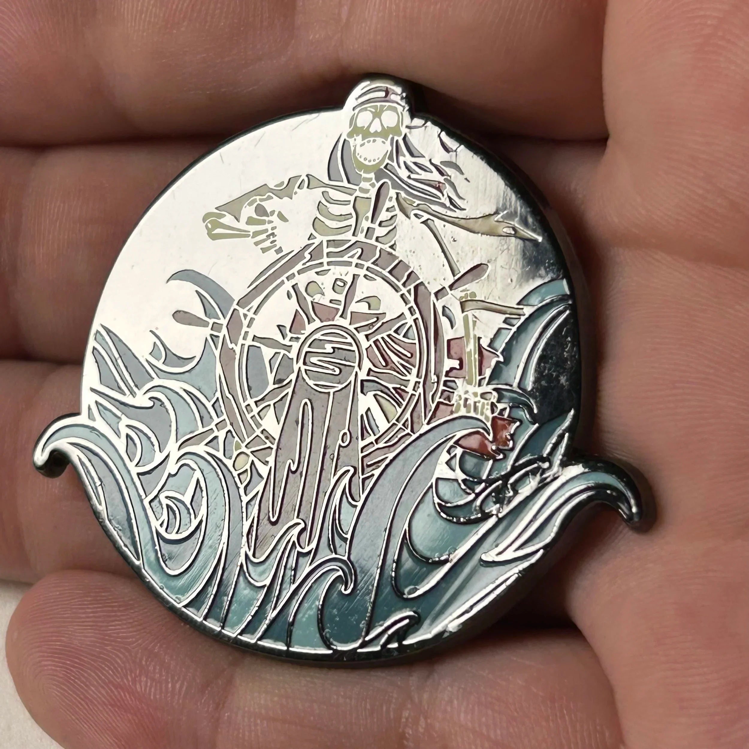 2025 - Skeleton - Pirates of the Caribbean - Driving Through Storm - Disney Pin