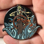 2025 - Skeleton - Pirates of the Caribbean - Driving Through Storm - Disney Pin