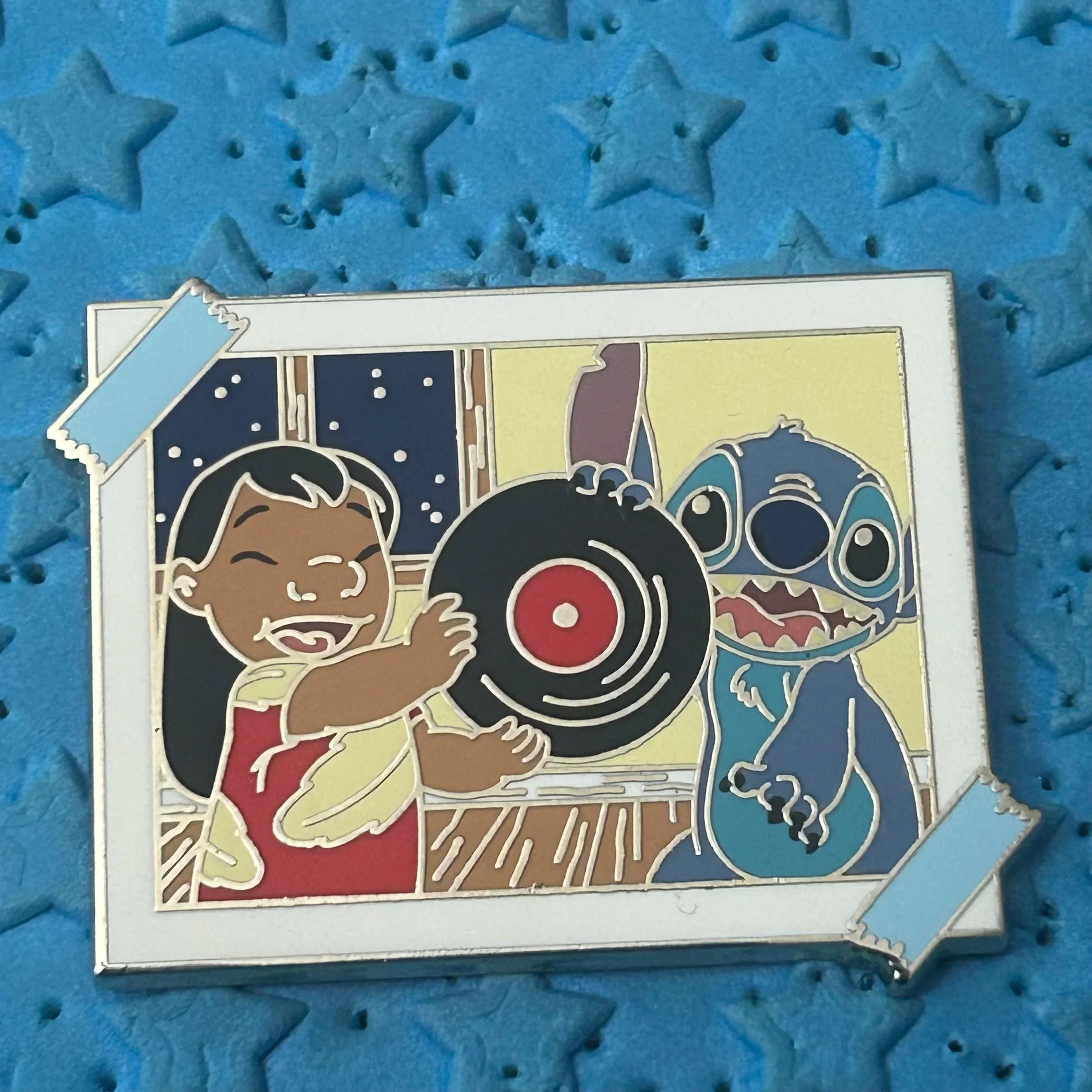 2024 - Taped Photo - Lilo and Stitch Record Pin