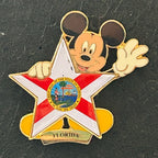 2001 - Mickey Mouse - Florida - State Star Series - Disney Pin