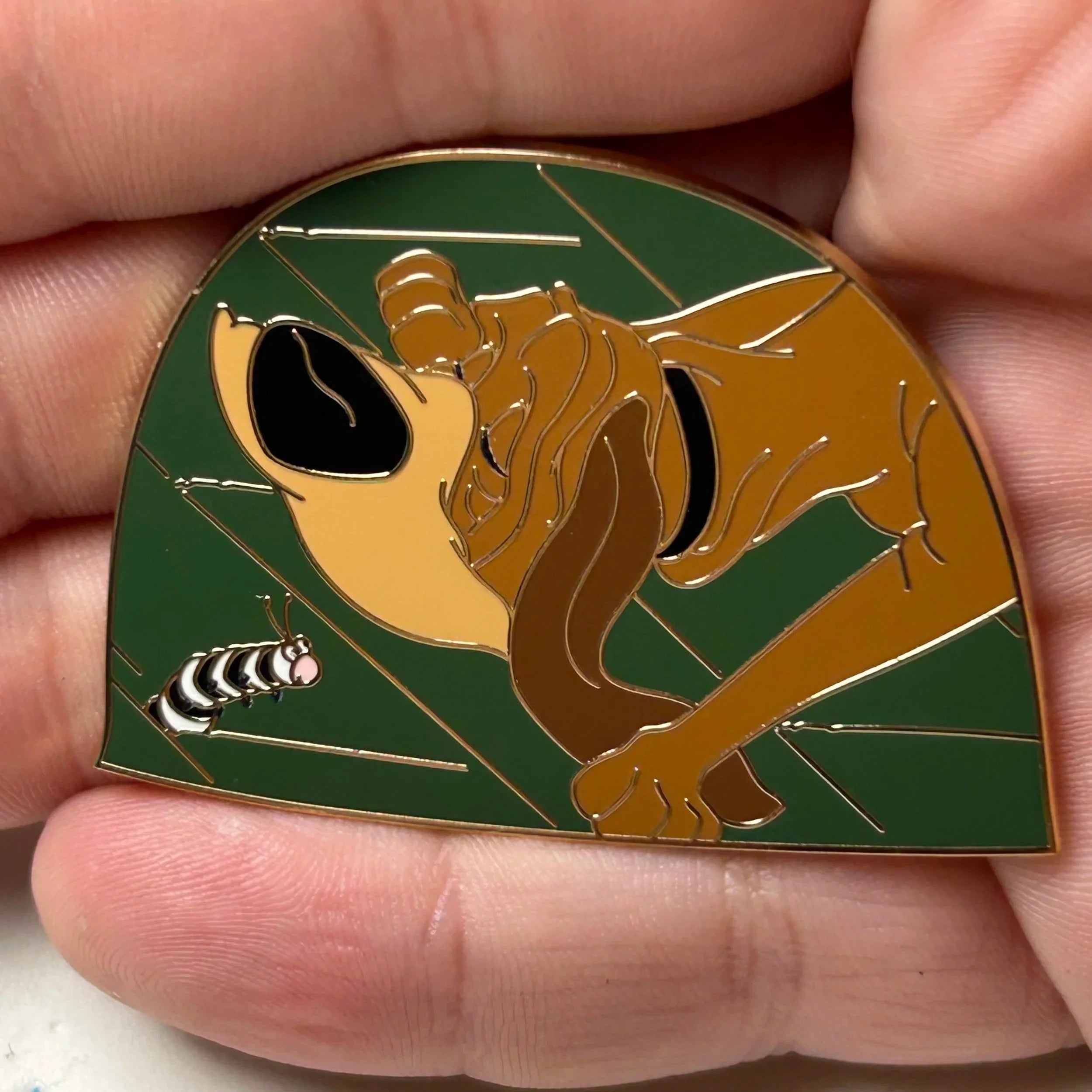 2025 - Trusty and Caterpillar - Lady and the Tramp - LR - Bone Series - Disney Pin