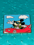 2002 - Mickey Mouse Driving Car Waving Pin