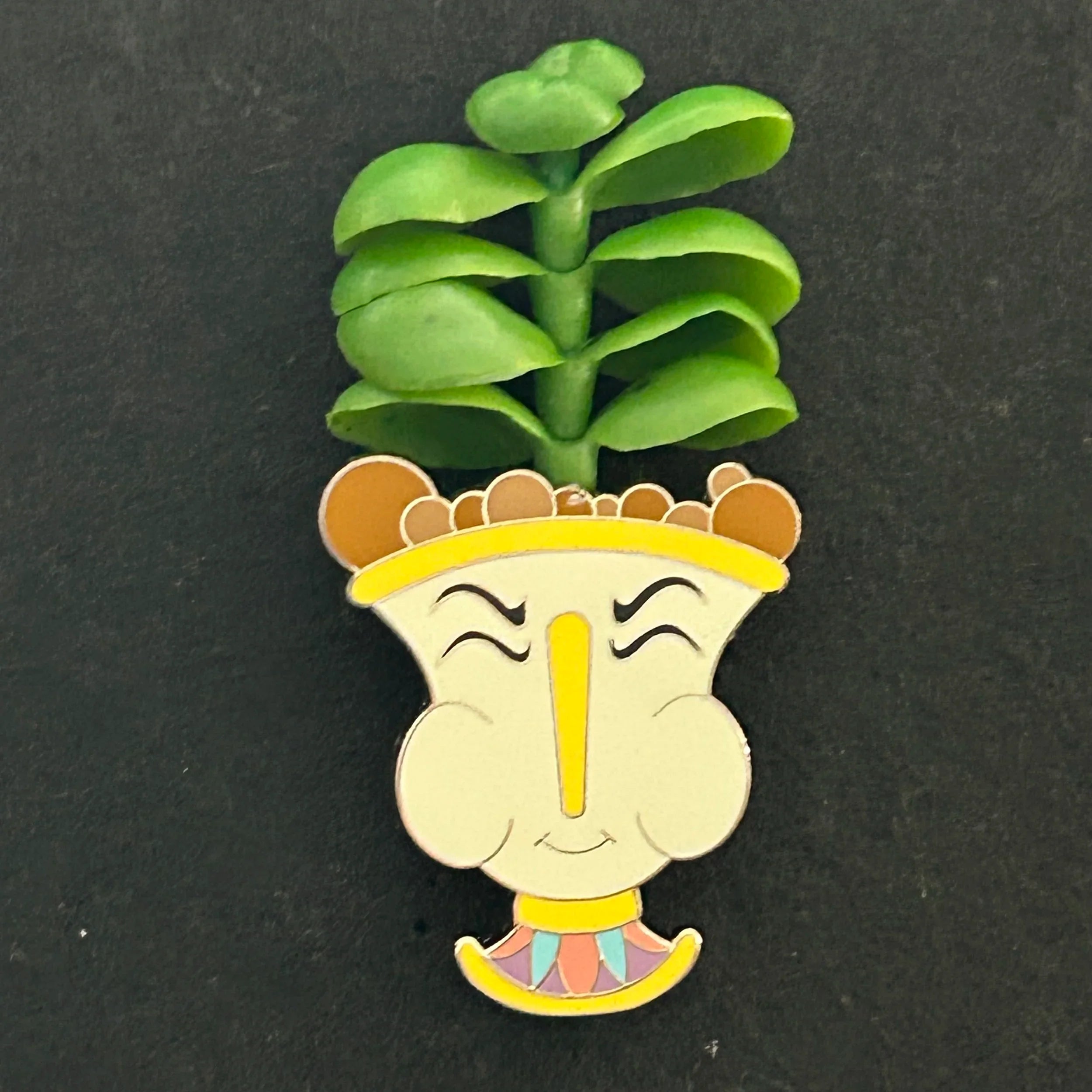 2024 - Chip - Beauty and the Beast - Potted Plant - Disney Pin