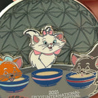2021 - Marie, Toulouse, and Berlioz - EPCOT - Food and Wine - LE 4,000 - Disney Pin