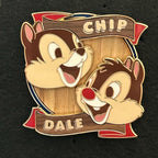 2025 - Chip and Dale - Wooden Style - Disney Pin
