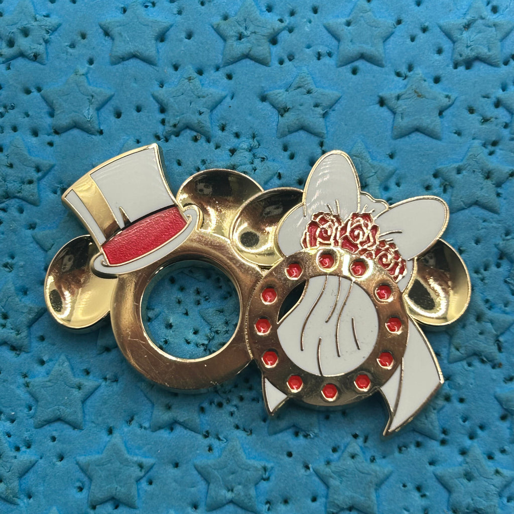 2026 - Mickey and Minnie - Golden Wedding Ring - Disney Pin