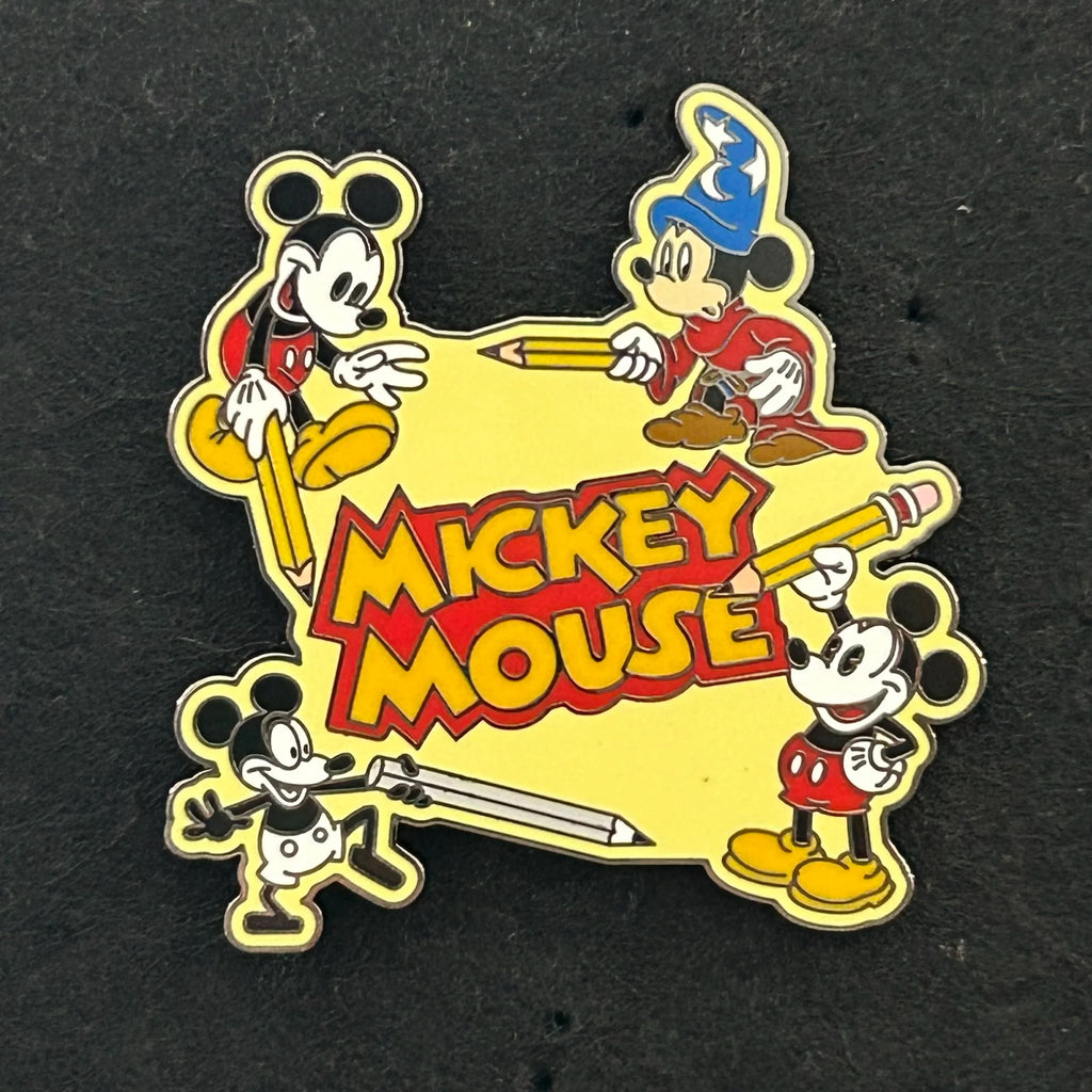 2024 - Mickey Mouse with Pencil - Different Styles - Disney Pin