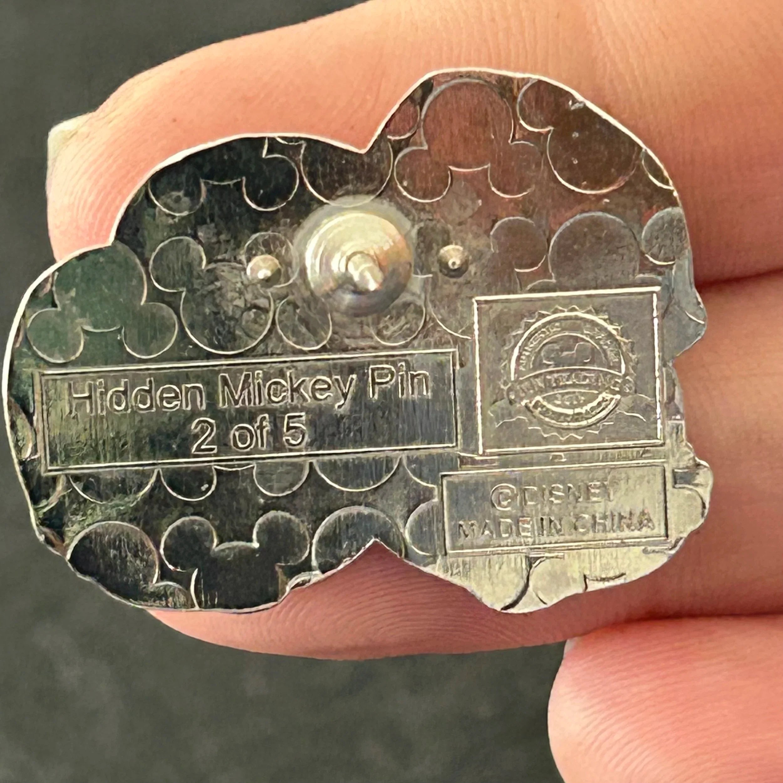 2015 - Chip and Dale - Mardi Gras - Hidden Mickey - Disney Pin
