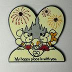 2017 - Minnie and Mickey - Holding Hands - My Happy Place is With You - Disney Pin