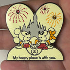 2017 - Minnie and Mickey - Holding Hands - My Happy Place is With You - Disney Pin