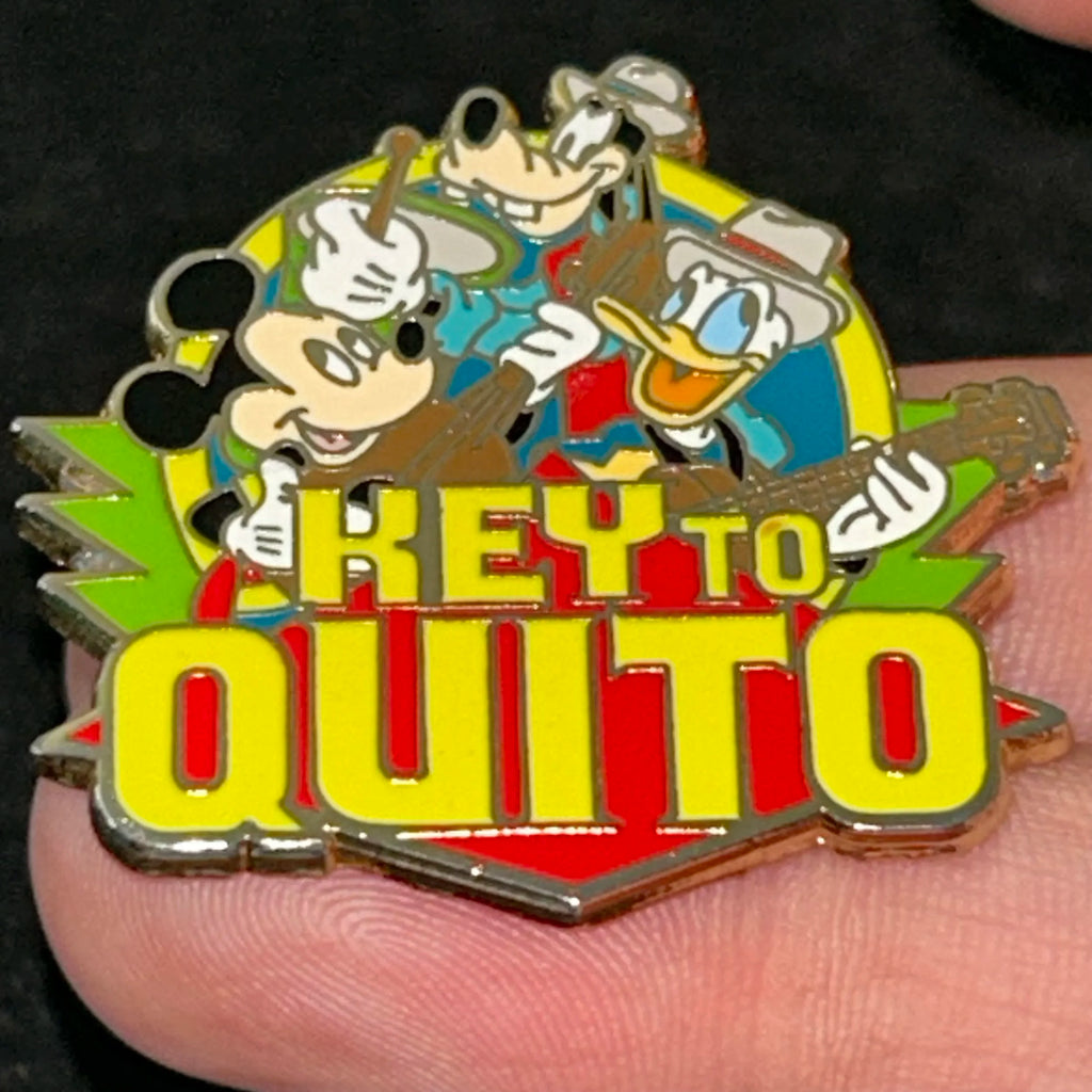 ABD - Mickey, Goofy, and Donald - Key to Quito - Disney Pin