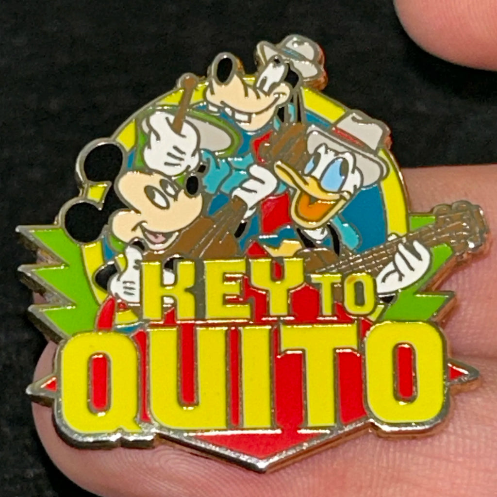 ABD - Mickey, Goofy, and Donald - Key to Quito - Disney Pin