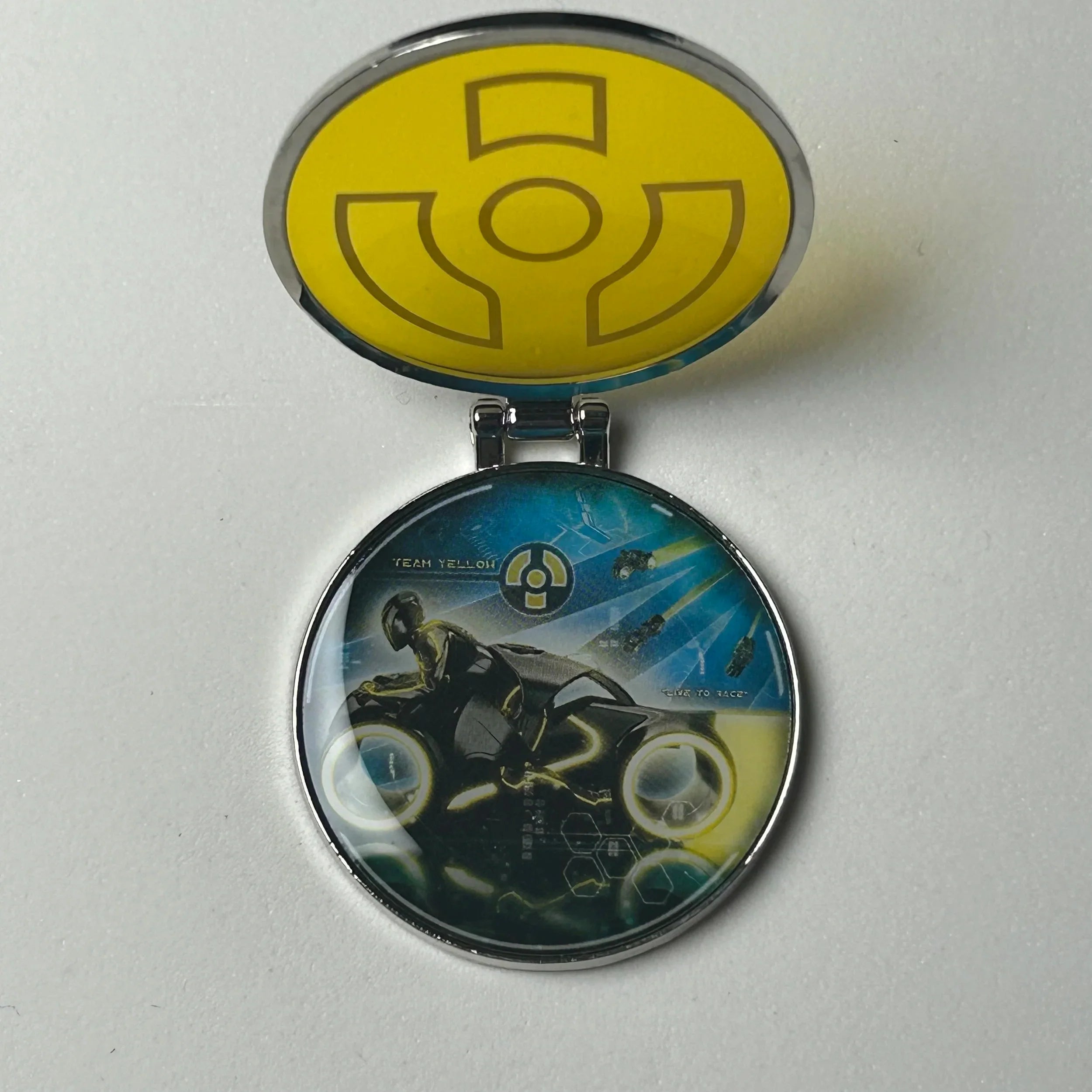 2023 - Tron - Yellow - Hinge Series - Disney Pin