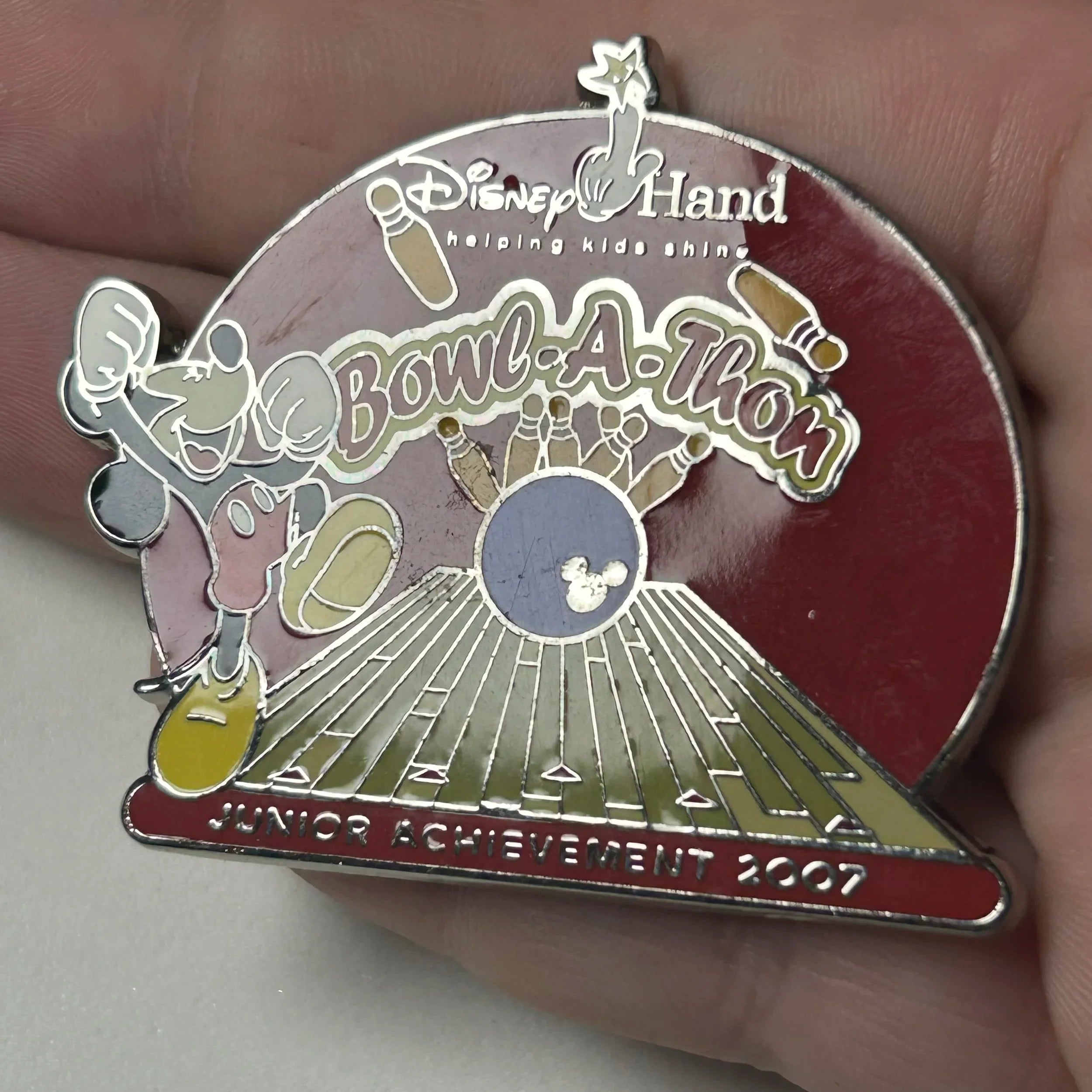 2007 - Mickey Mouse - Bowl A Thon - Cast Exclusive - LE 5,000 - Disney Pin