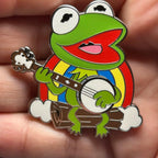 2023 - Kermit The Frog Playing Banjo - Muppets - Disney Pin
