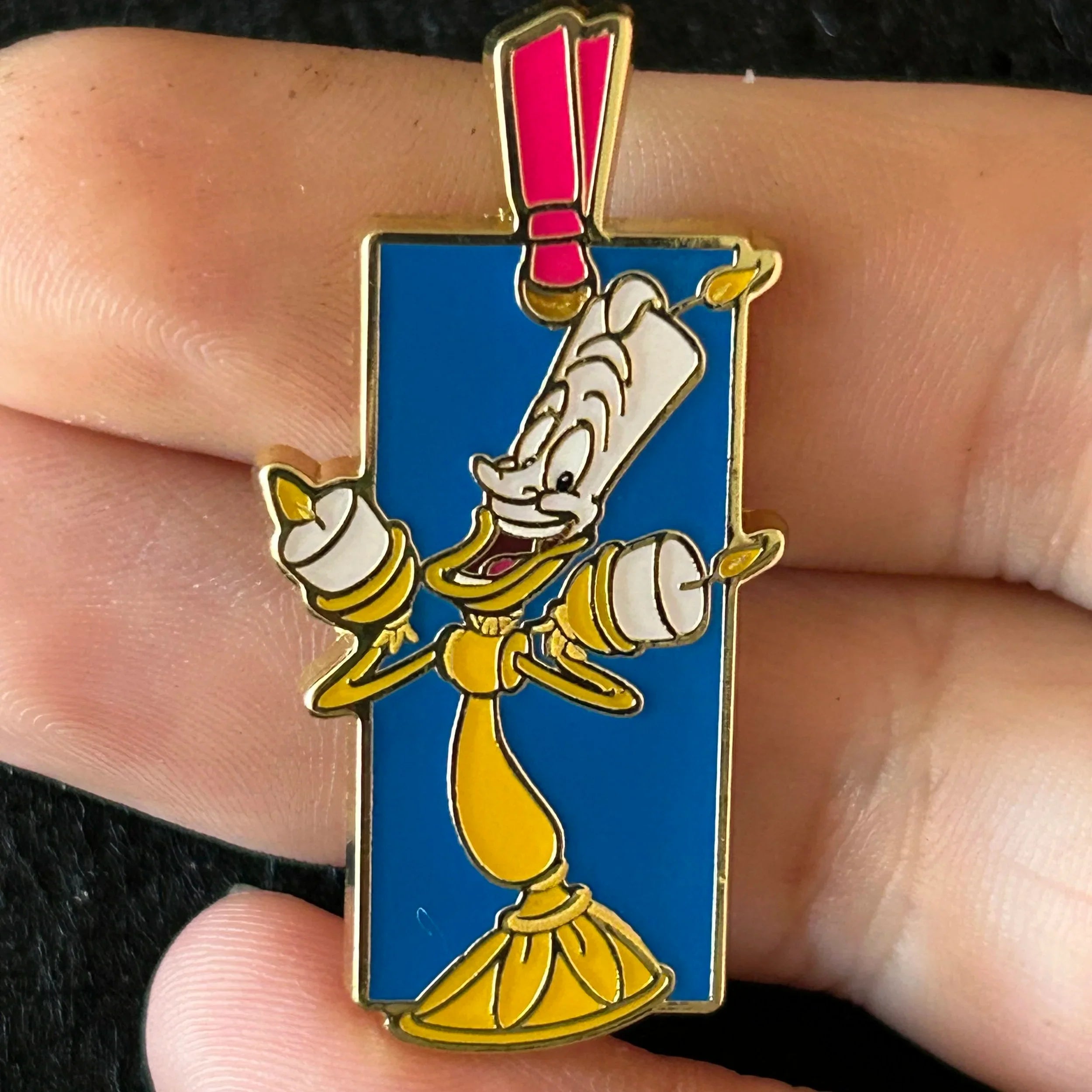 Uncas - Lumiere - Beauty and the Beast - Bookmark - Disney Pin