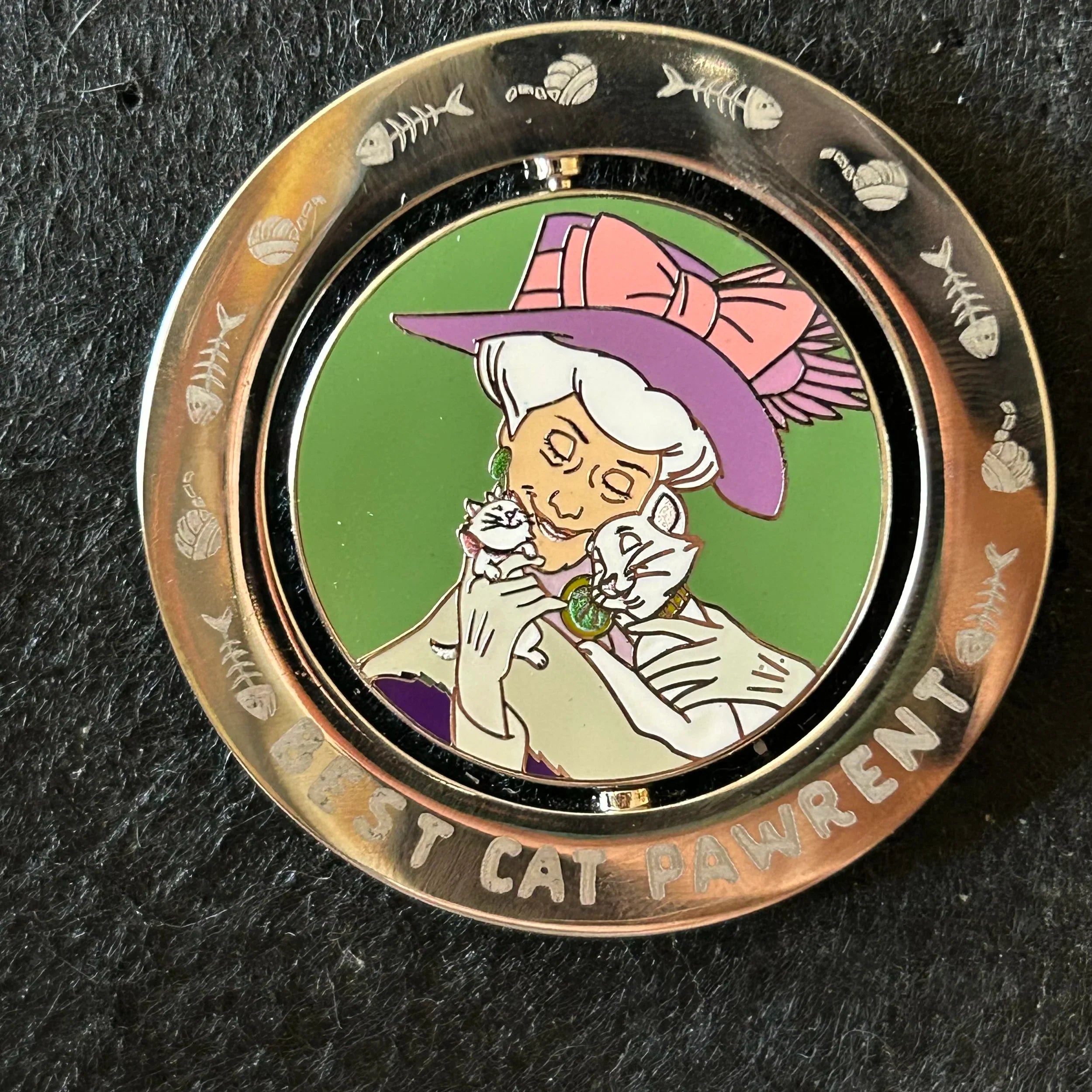 2024 - Aristocats - Flipper - Best Cat Pawrent - Disney Pin