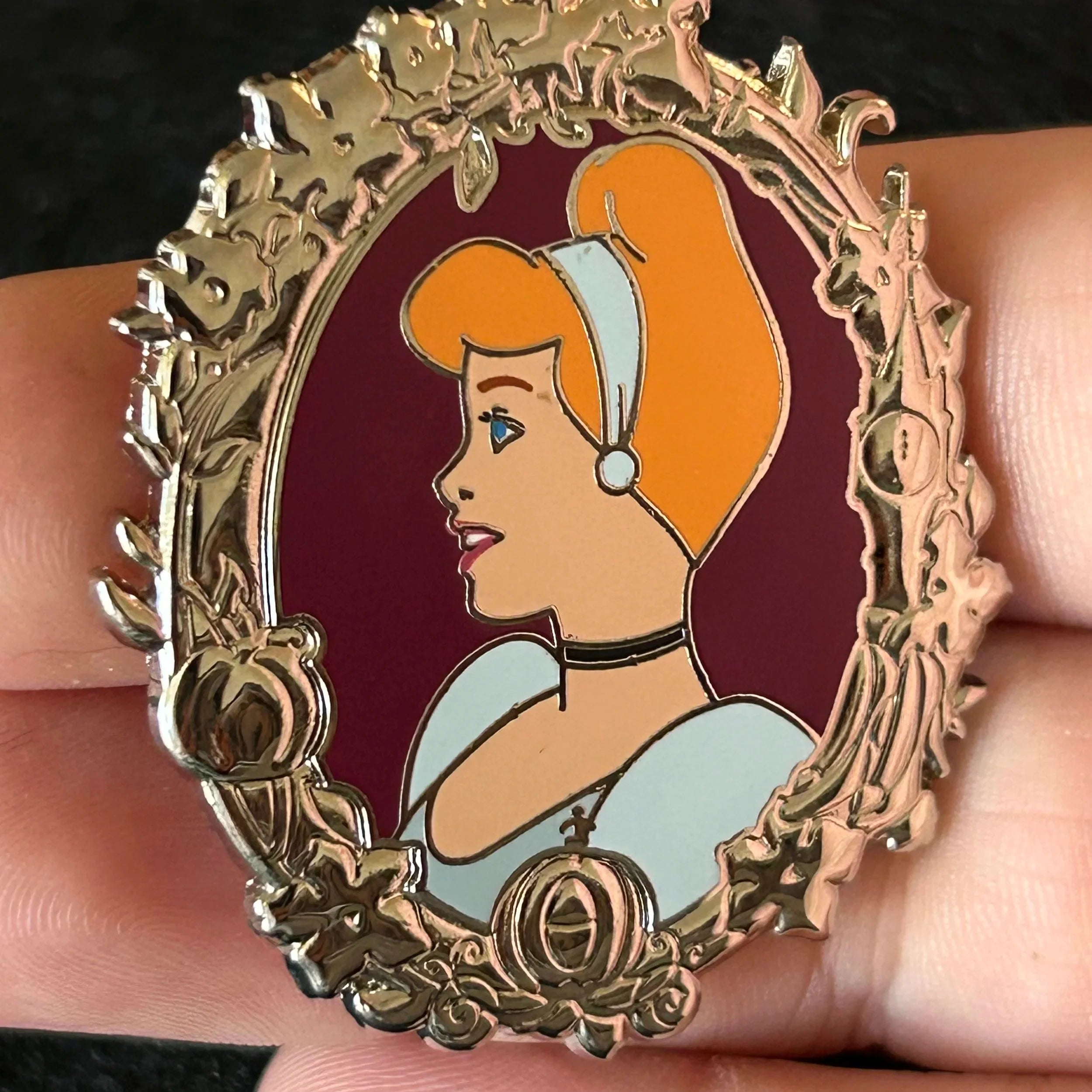 2024 - Cinderella - Princess - Side Profile - Portrait - Disney Pin