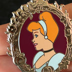 2024 - Cinderella - Princess - Side Profile - Portrait - Disney Pin