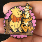 Loungefly - Winnie the Pooh and Tigger - Sitting on Log - Disney Pin