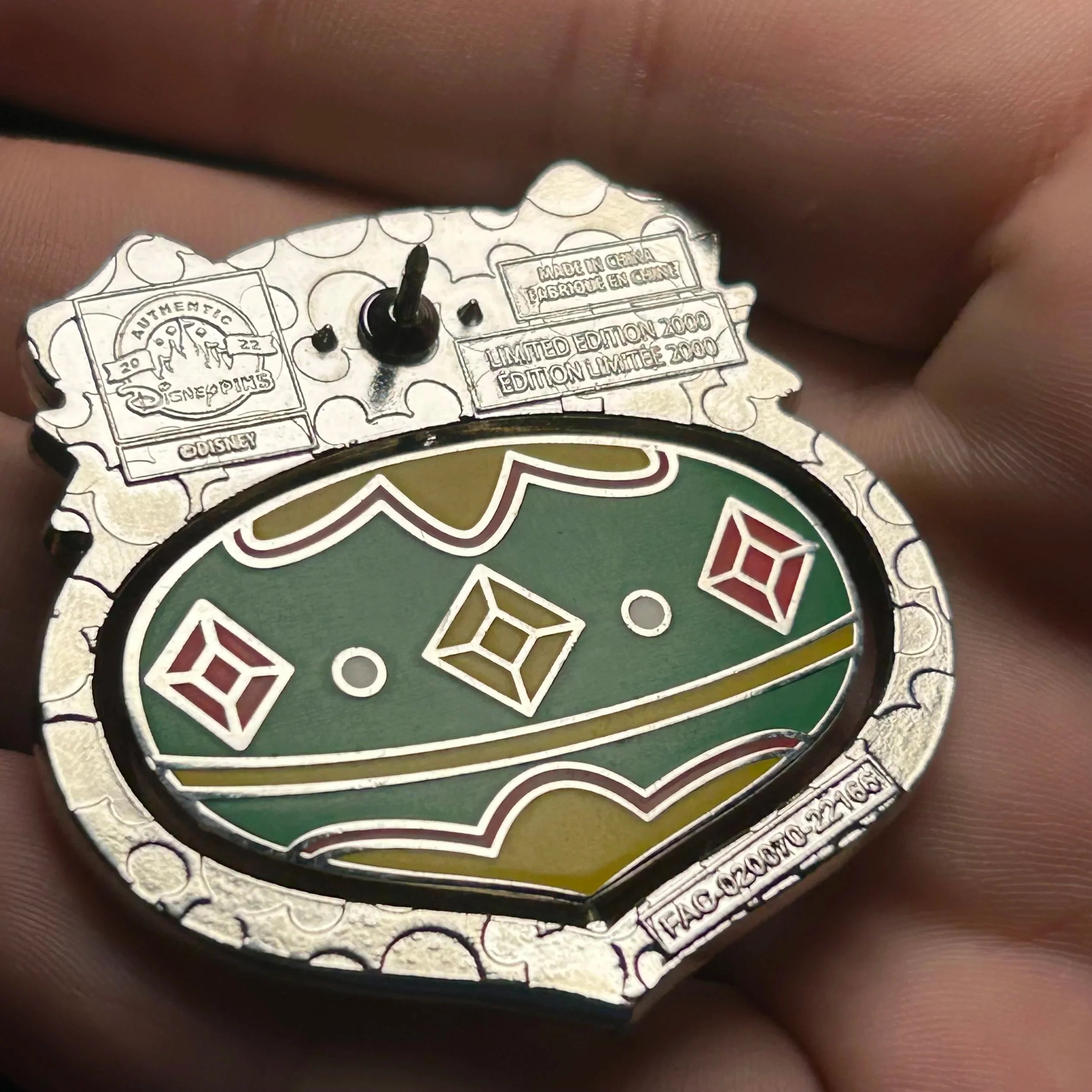 2022 - Robin Hood and Prince John - Fort Wilderness - Christmas Spinner - Disney Pin