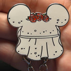 2024 - Mickey and Minnie - Wedding Hats with Dangle Bells - 2 Pin Set - Disney Pins