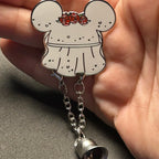 2024 - Mickey and Minnie - Wedding Hats with Dangle Bells - 2 Pin Set - Disney Pins