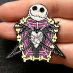 2025 - Jack Skellington Holding Heart - NBC - Disney Pin
