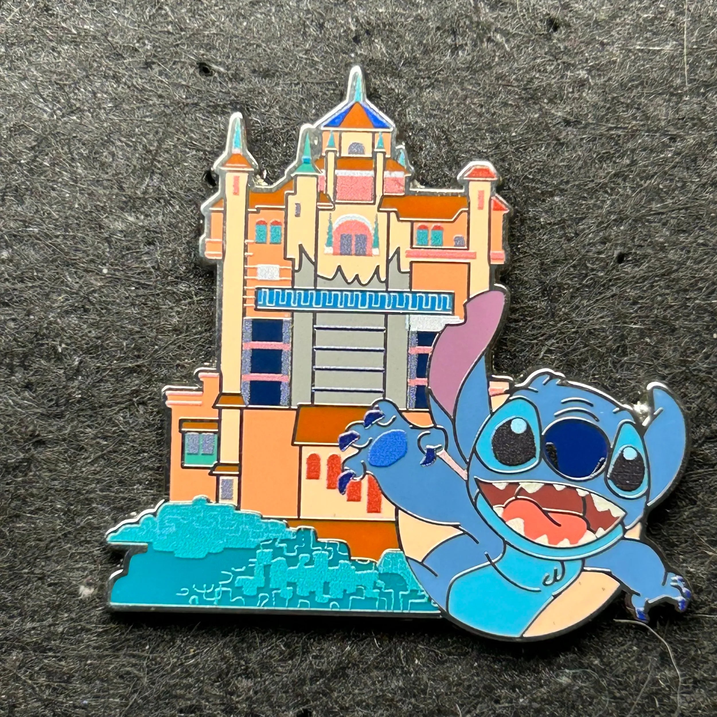 2025 - Stitch - Tower of Terror - Hollywood Studios - Starter Pin