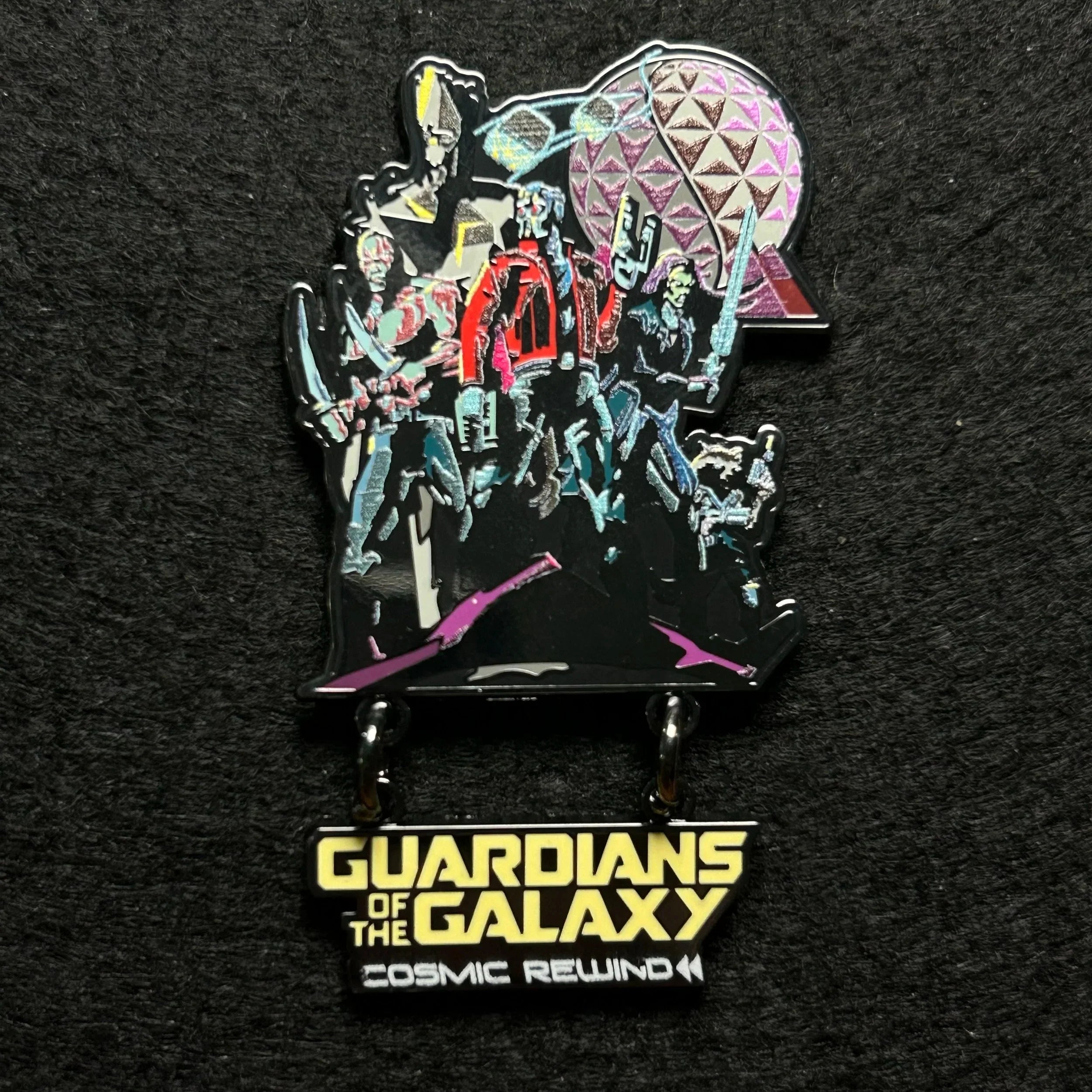 2025 - Guardians of the Galaxy Cosmic Rewind - Dangle - EPCOT - Disney Pin