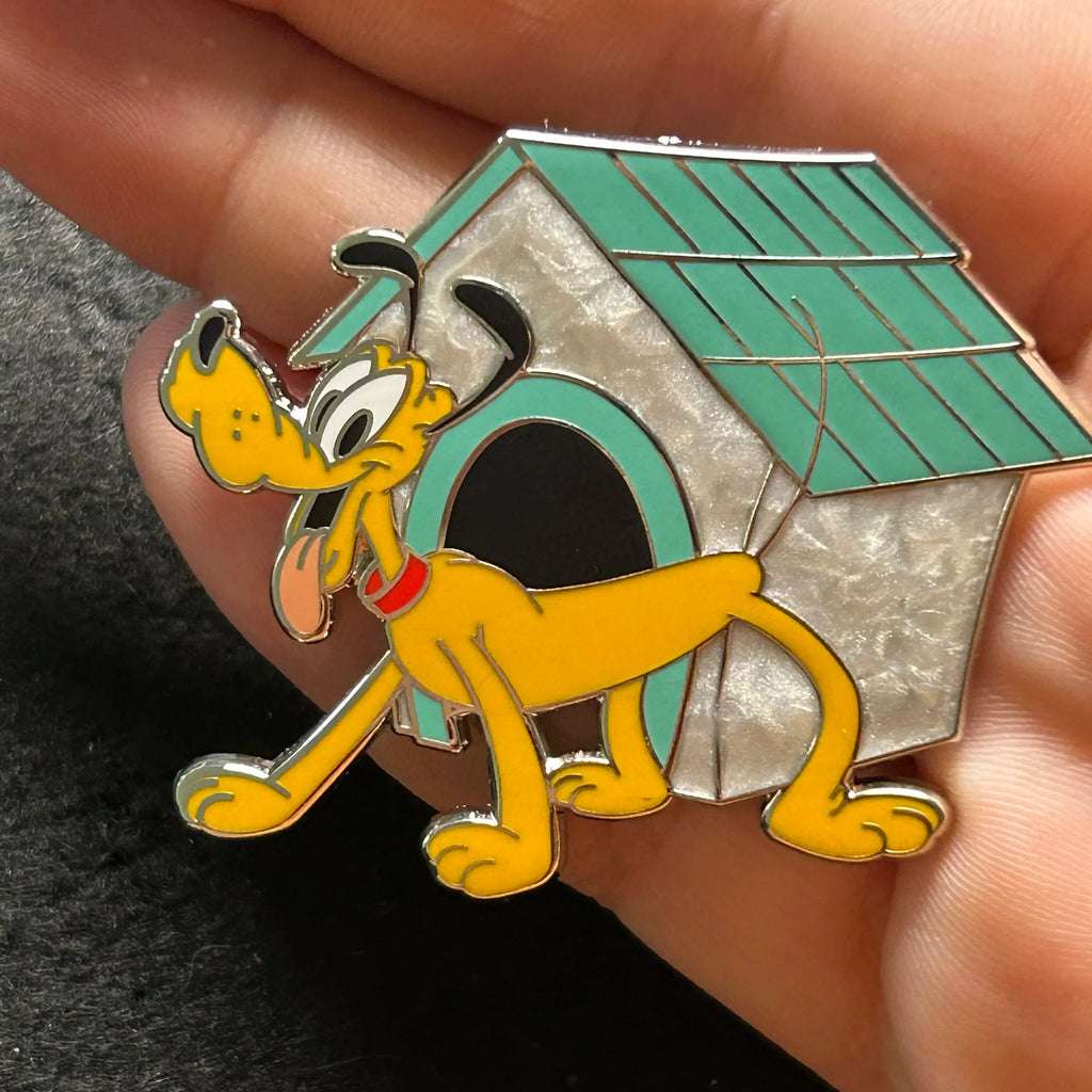 2025 - Pluto Standing Outside Doghouse - Disney Pin