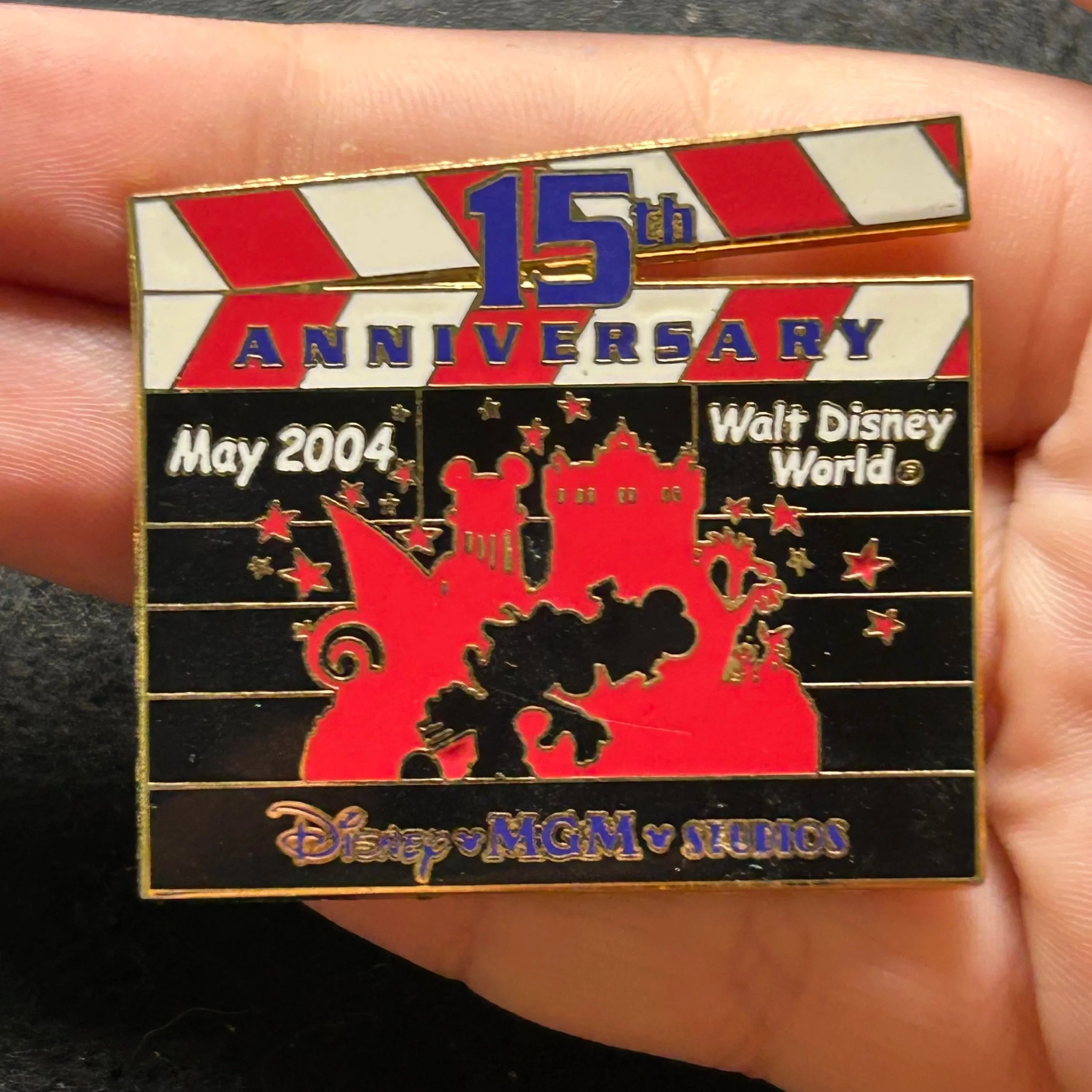 2004 - MGM Studios 15th Anniversary Slate - Disney Pin
