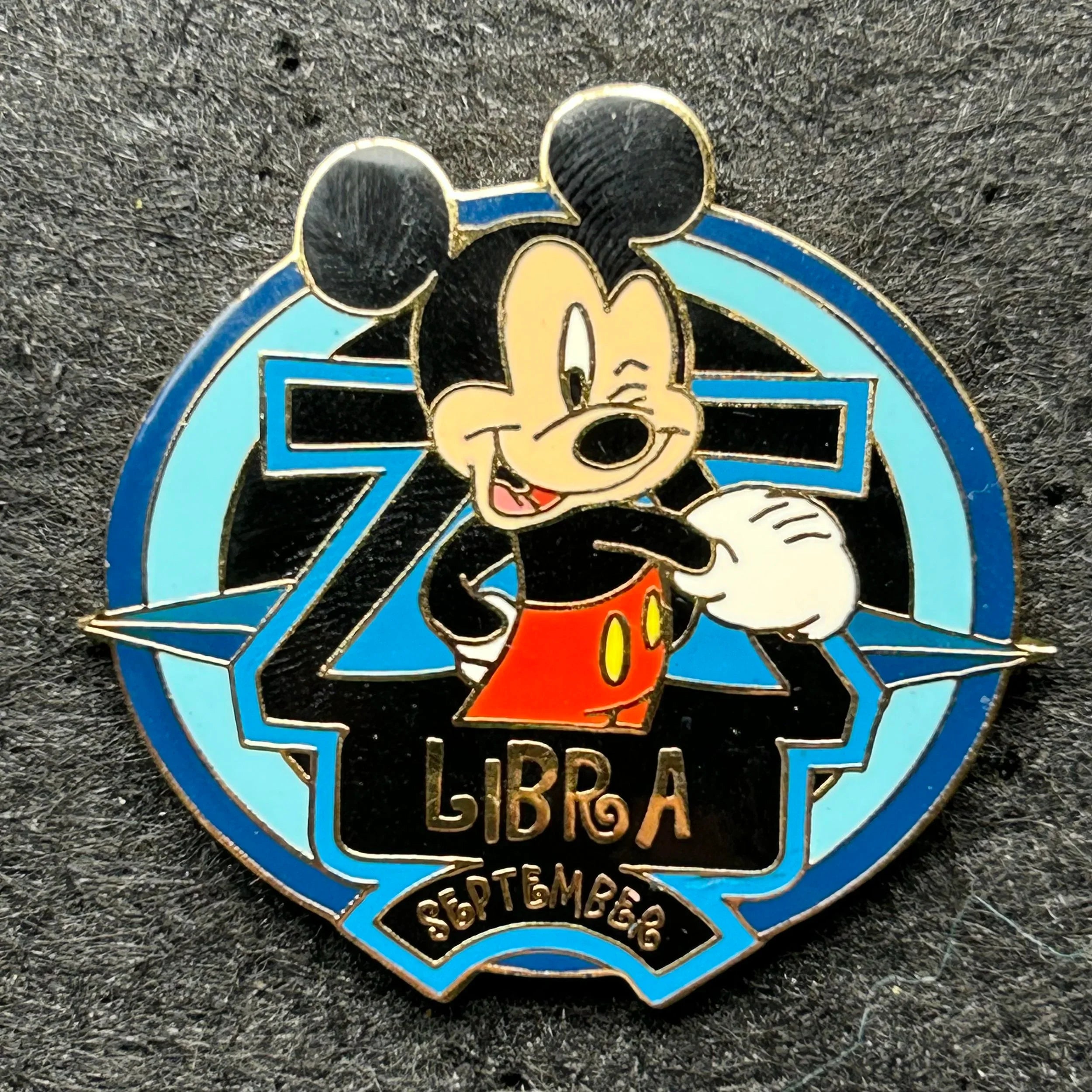 September - Mickey Mouse - Libra - The Scales - LE 5,000 - Disney Pin