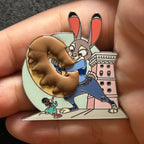 2025 - Judy Hopps With Donut - Zootopia - Disney Pin