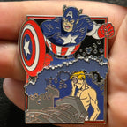 2025 -  Captain America - Superhero Transformation Series - LE 3,750 - Disney Pin