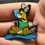 Loungefly - Goofy Fishing and Reading - Disney Pin