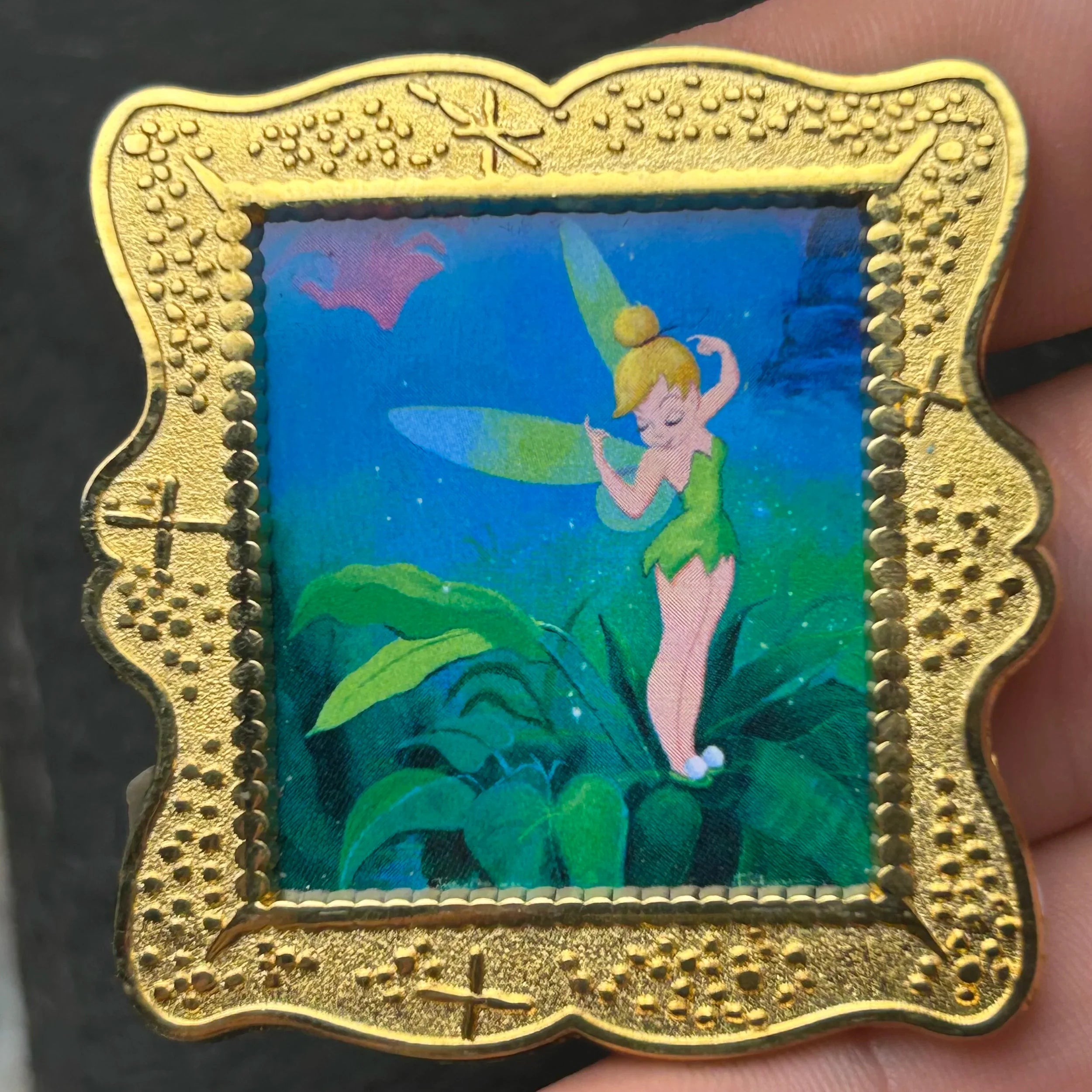 2003 - Tinker Bell - Picture Frame - LE 2,500 - Disney Pin on Pin