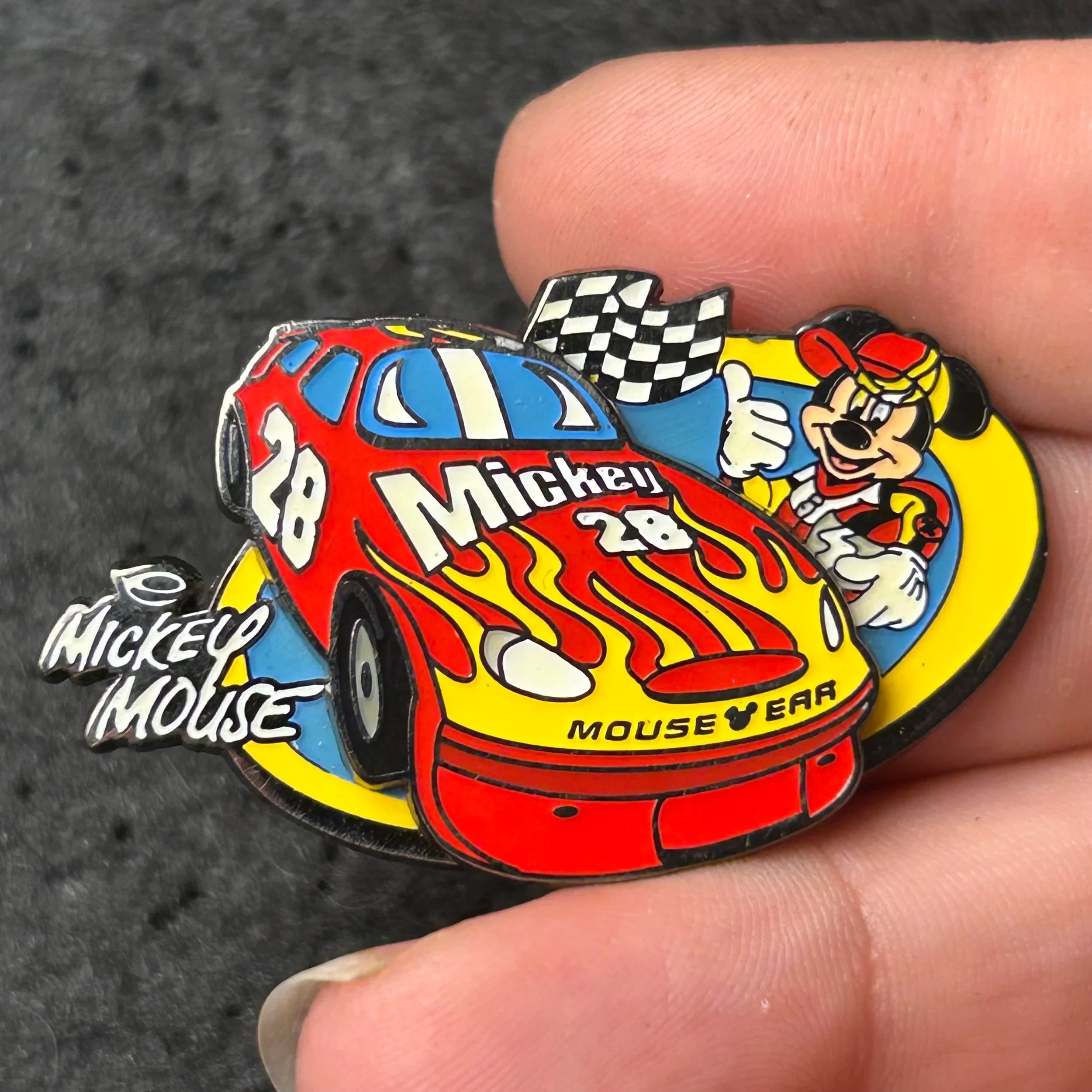 2005 - Mickey Mouse - Race Car #28 - Disney Pin on Pin
