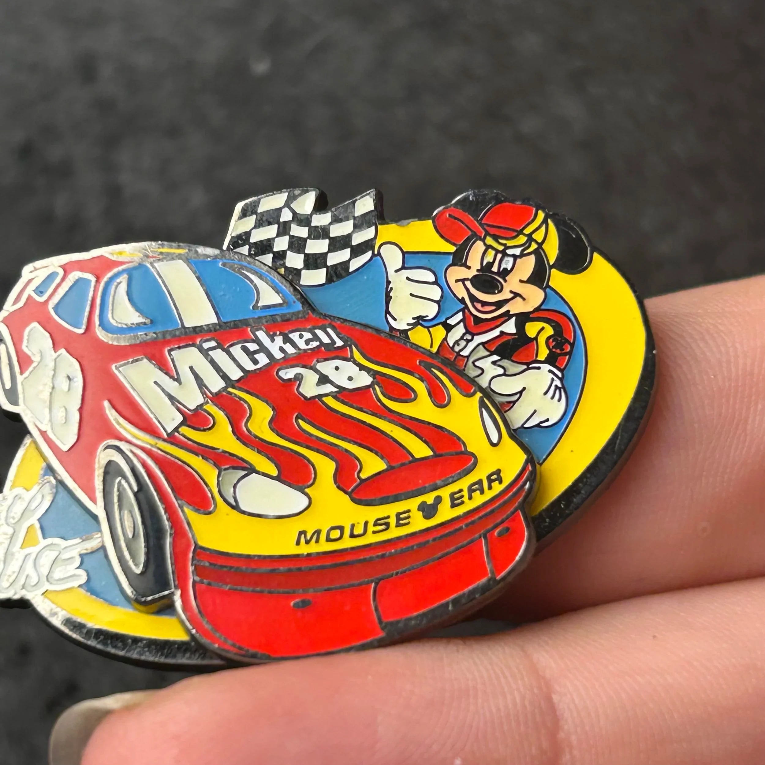 2005 - Mickey Mouse - Race Car #28 - Disney Pin on Pin