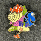 2005 - Marlin, Dory, and Nemo - On The Coral Reef - Finding Nemo - Disney Pin